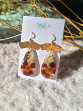 Load image into Gallery viewer, Fall Marigolds-diamond drop earrings
