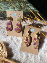 Load image into Gallery viewer, Sea lavender earrings
