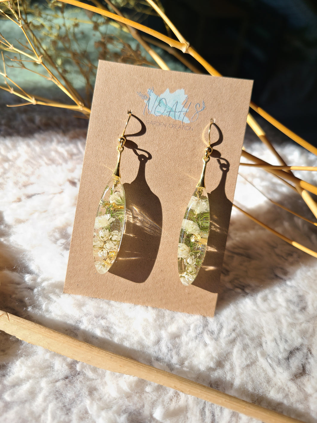 Baby's Breath earrings