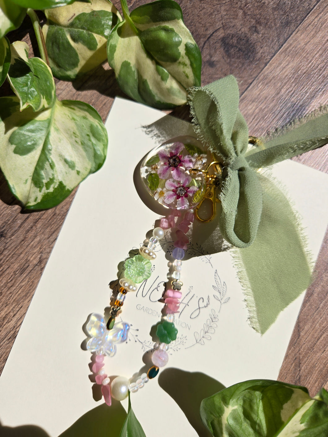 Tea Tree Blossom Bag Charm