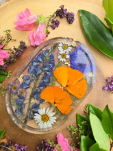 Load image into Gallery viewer, Native California Wildflowers Small Vanity Tray, 6 inches x 4 inches
