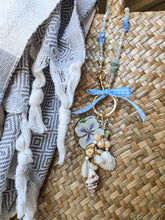 Load image into Gallery viewer, By the Coast Seashell Bag Charm-loop around chains
