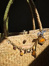 Load image into Gallery viewer, The California Dreamin Bag Charm- Poppy &amp; Monarch butterfly
