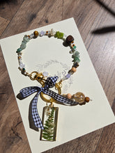 Load image into Gallery viewer, Raining Fern Bag Charm-Looped around style
