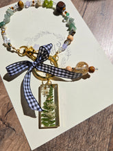 Load image into Gallery viewer, Raining Fern Bag Charm-Looped around style
