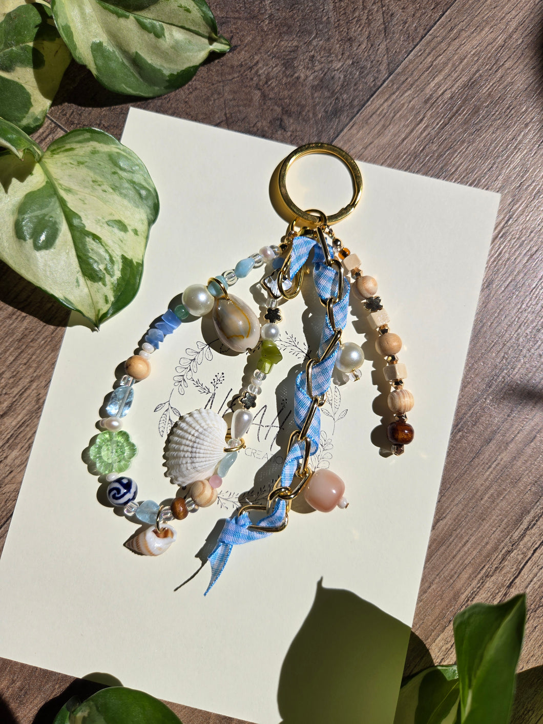 By the Coast Seashell Bag Charm