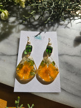 Load image into Gallery viewer, Fall Marigold earrings

