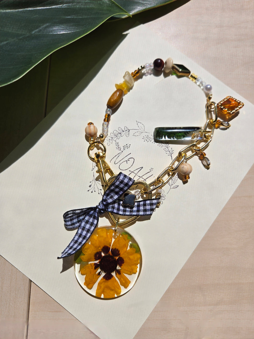 Fall Coreopsis Bag Charm