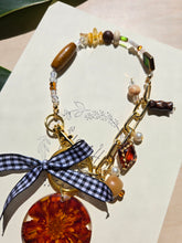 Load image into Gallery viewer, Fall Marigold Bag charm-Looped Around Style
