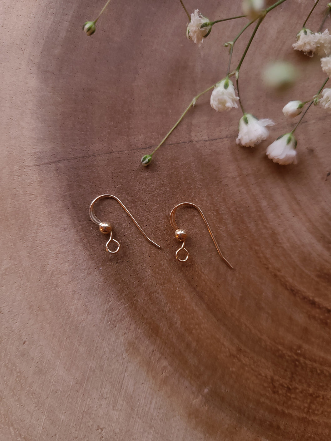 14k Gold Filled Earwire add-on, 1 pair of gold filled ear hooks, earrings add-ons