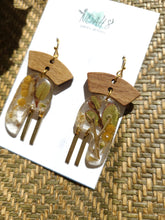 Load image into Gallery viewer, Fall Collection- Garden dangles, cherry wood top
