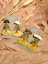 Load image into Gallery viewer, Santa Barbara Summer Collection- California poppies statement dangles
